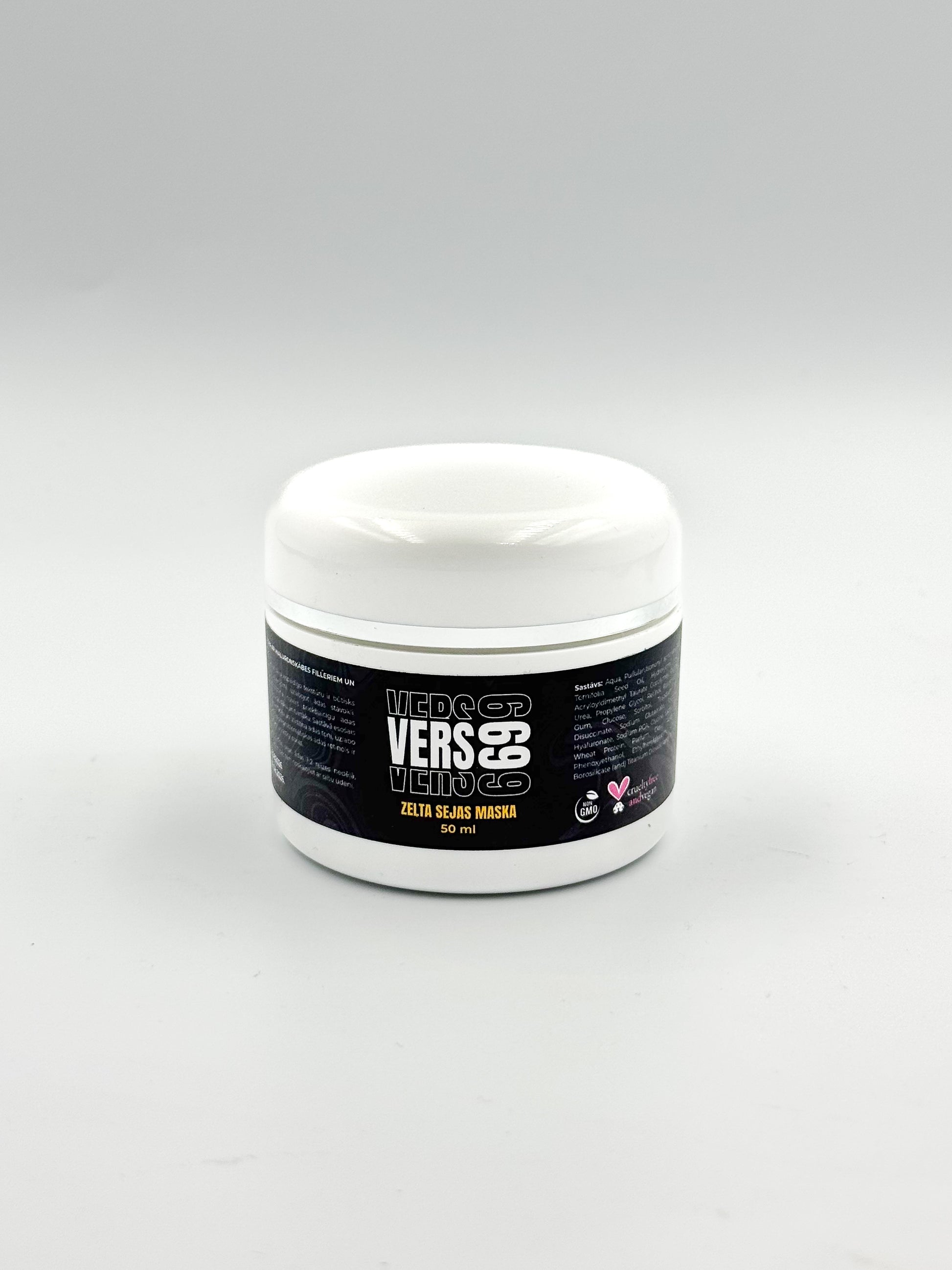 VERS69 SEJAS ZELTA MASKA AR HIALURONSKĀBES FILLERIEM UN RETINOLU 50 ML