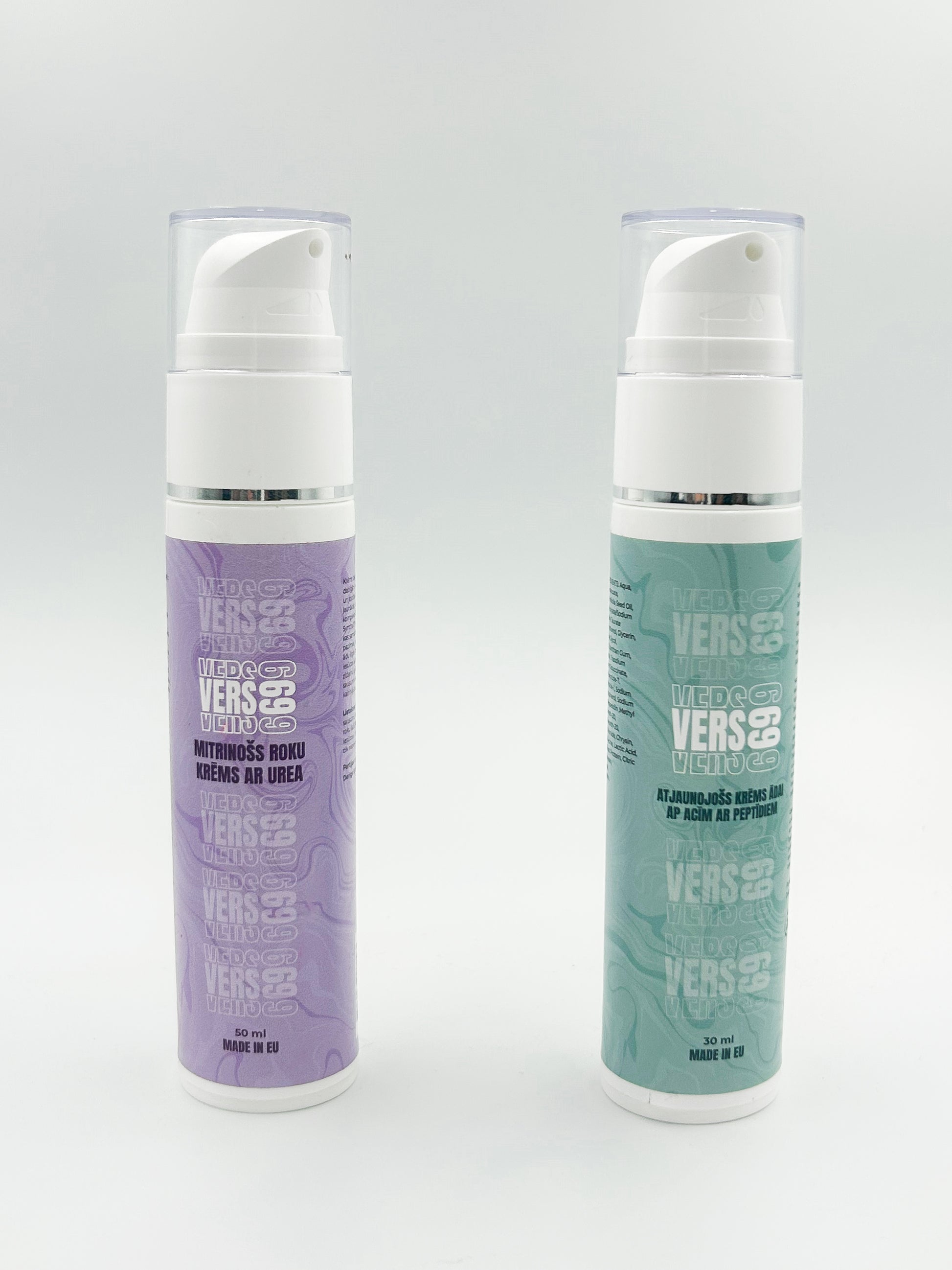 Hand cream + eye cream/serum with panthenol and peptides