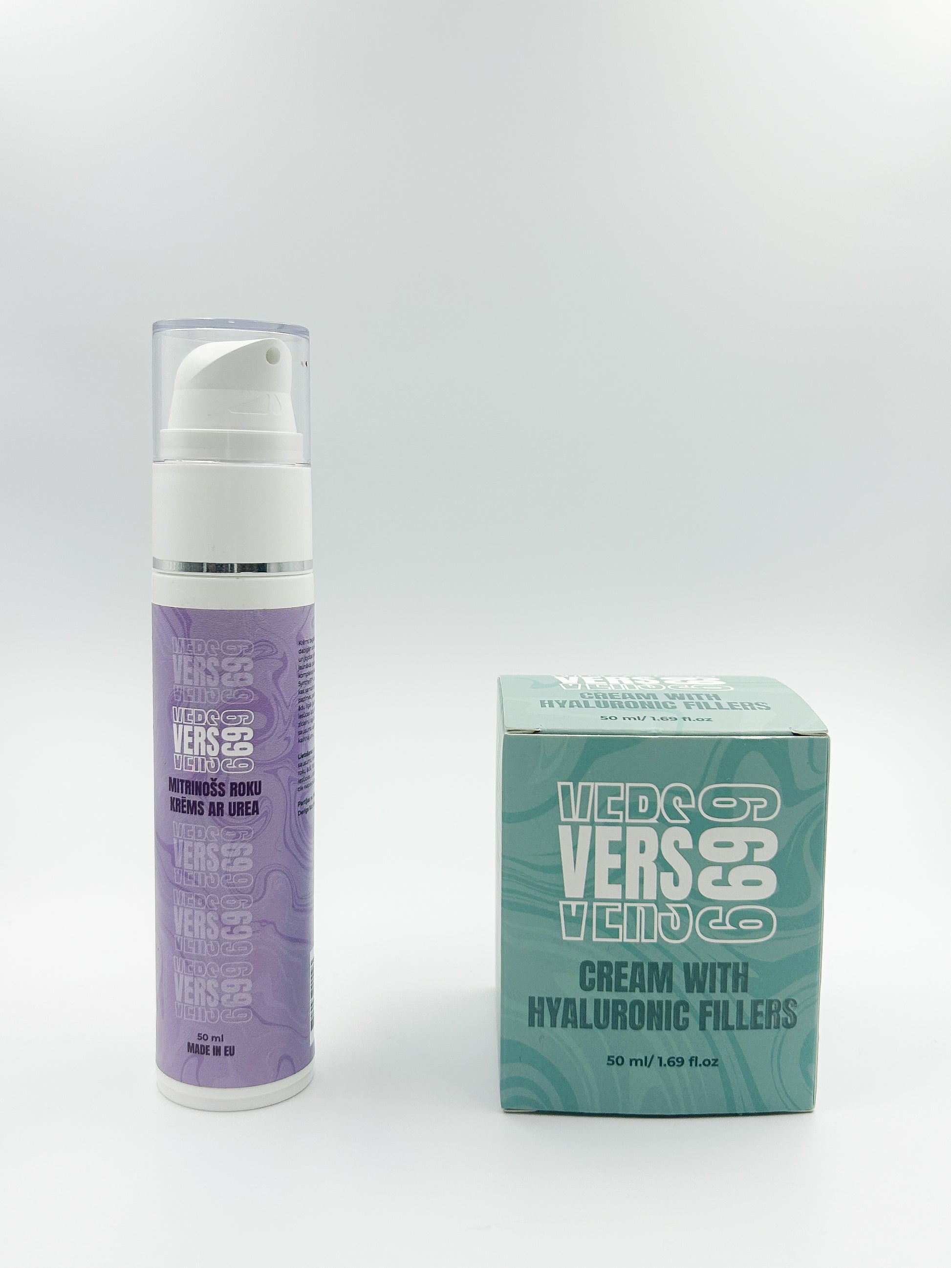 Hand cream + rejuvenating face cream with hyaluronic acid